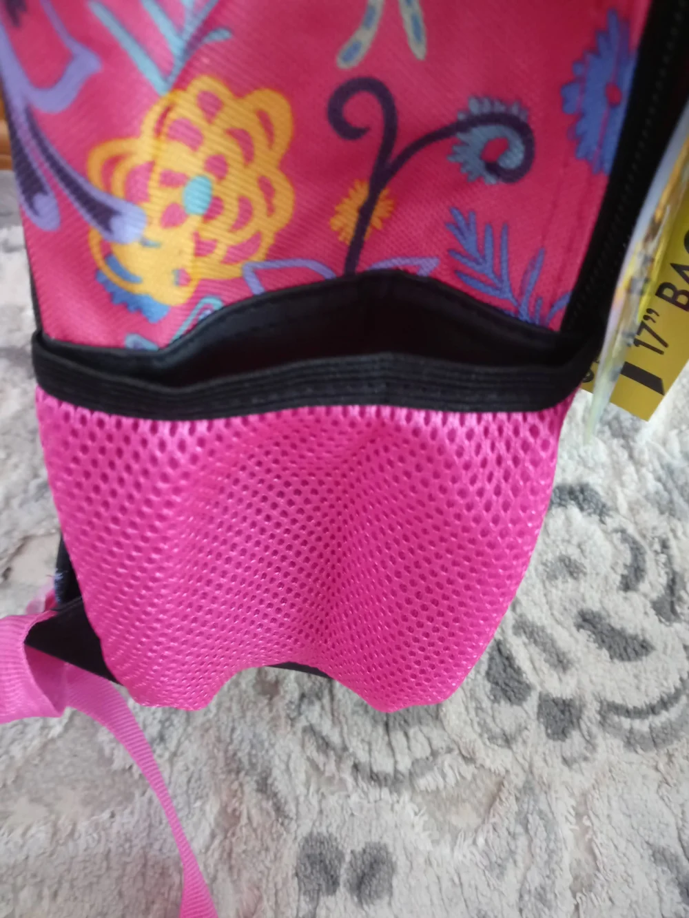 Kids' Pink Butterfly Backpack